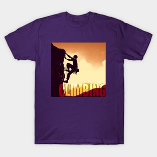 Rock Climbing Silhouette T-Shirt